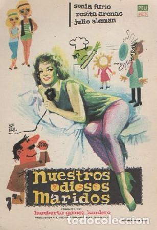 Cine: PROGRAMA DE CINE: NUESTROS ODIOSOS MARIDOS PC-7313 - Foto 1