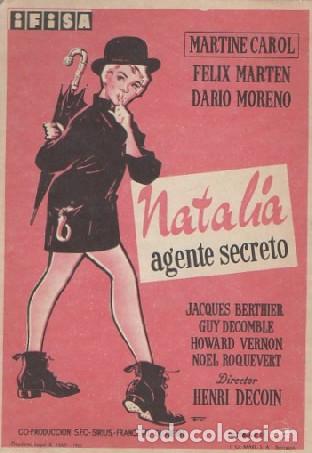 Cine: PROGRAMA DE CINE: NATALIA AGENTE SECRETO PC-7317 - Foto 1