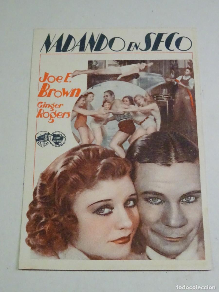 Cine: PROGRAMA DE CINE - NADANDO EN SECO - JOE BROWN - GINGER ROGERS - Foto 1