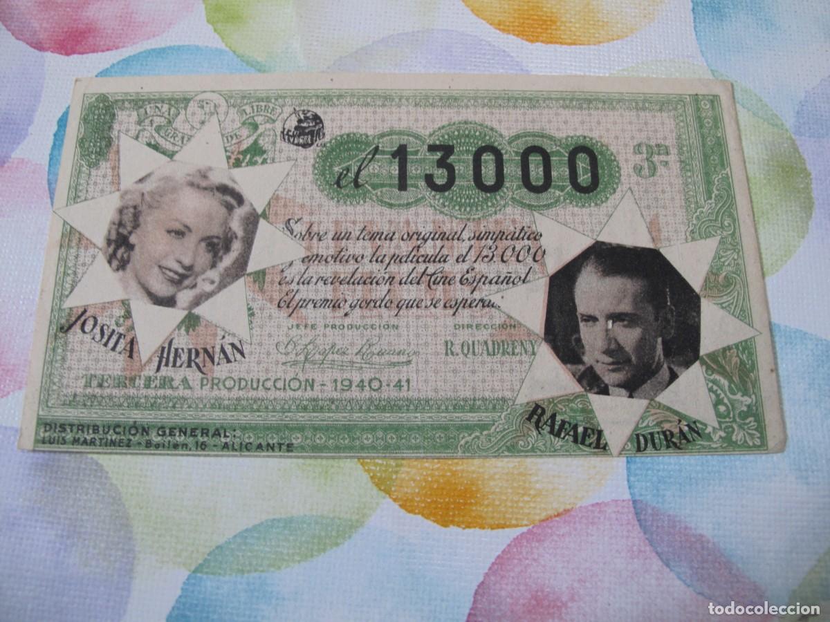 Kino: LL61 PROGRAMA DE MANO ORIGINAL EL DE LA FOTO