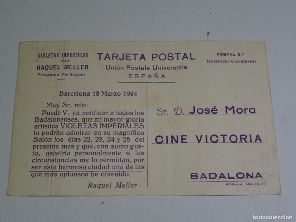 Cine: PROGRAMA DE CINE - VIOLETAS IMPERIALES POR RAQUEL MELLER - PROGRAMA VERDAGUER - Foto 2