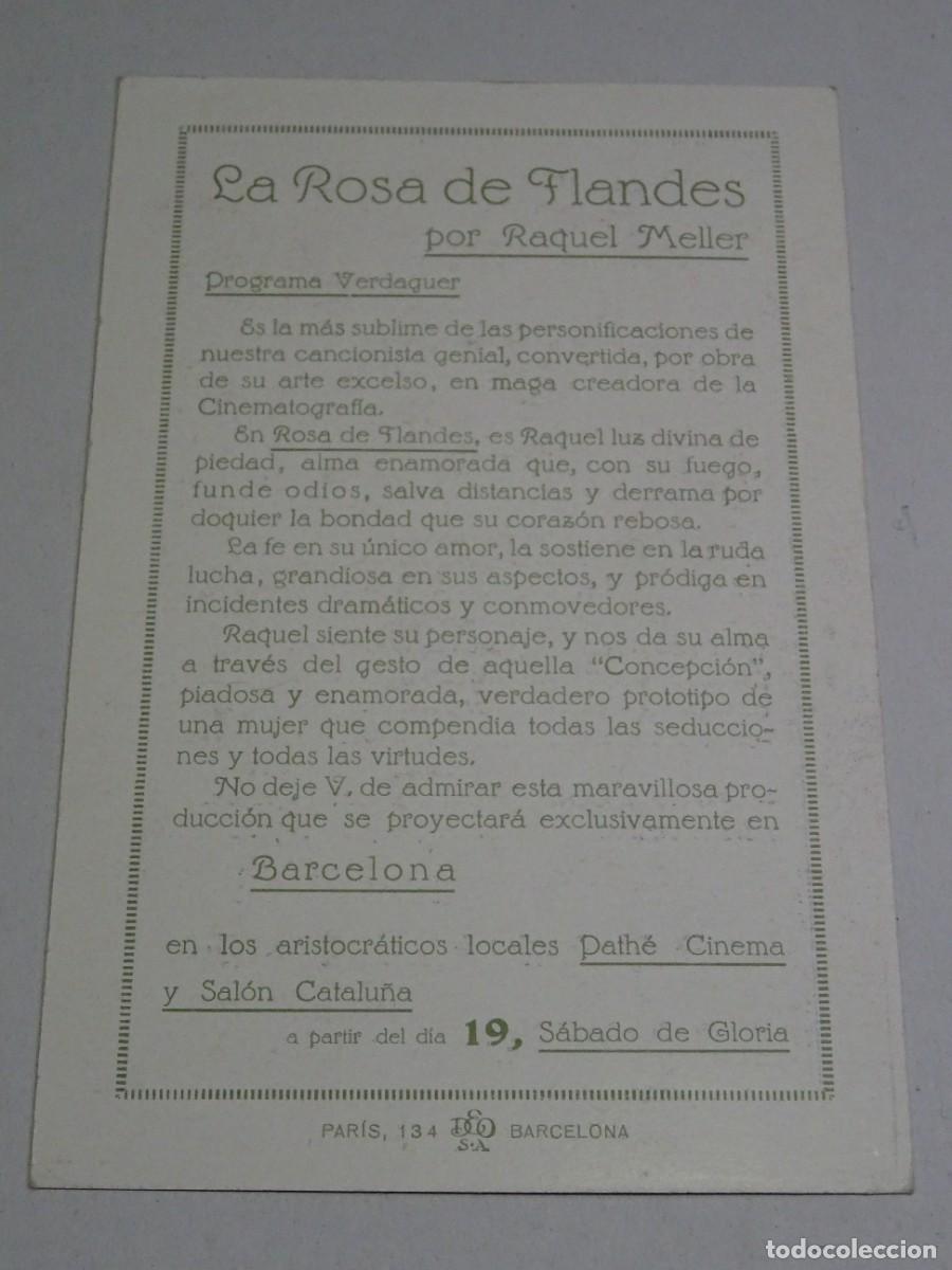 Cine: PROGRAMA DE CINE - LA ROSA DE FLENDES POR RAQUEL MELLER - PROGRAMA VERDAGUER - Foto 2