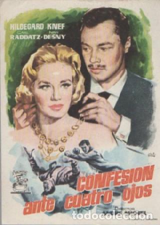 Cine: PROGRAMA DE CINE: CONFESI&Oacute;N ANTE CUATRO OJOS PC-7333 - Foto 1