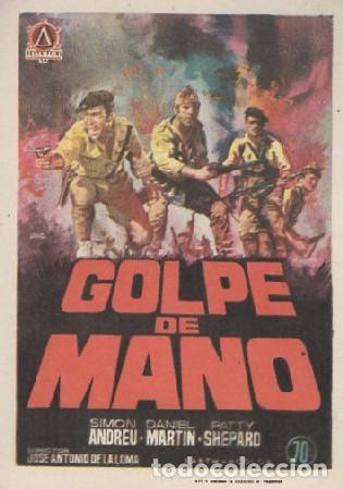 Cine: PROGRAMA DE CINE: GOLPE DE MANO PC-7341 ,2 - Foto 1