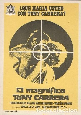 Cine: PROGRAMA DE CINE: EL MAGN&Iacute;FICO TONY CARRERA PC-7345 ,2 - Foto 1