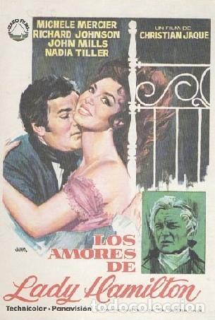 Cine: PROGRAMA DE CINE: LOS AMORES DE LADY HAMILTON PC-7347 - Foto 1