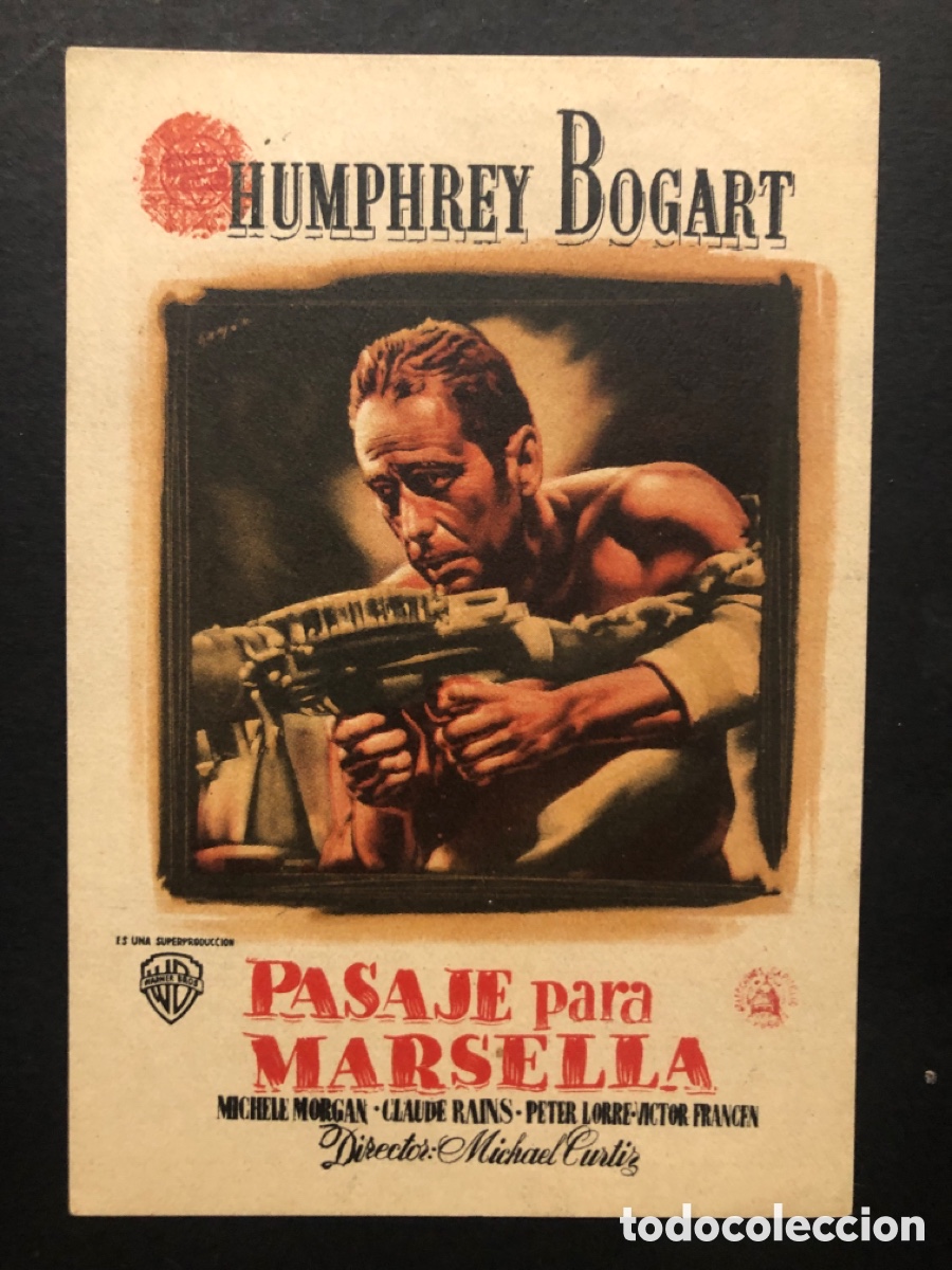 Programa pasaje a Marsella humphrey Bogart A4