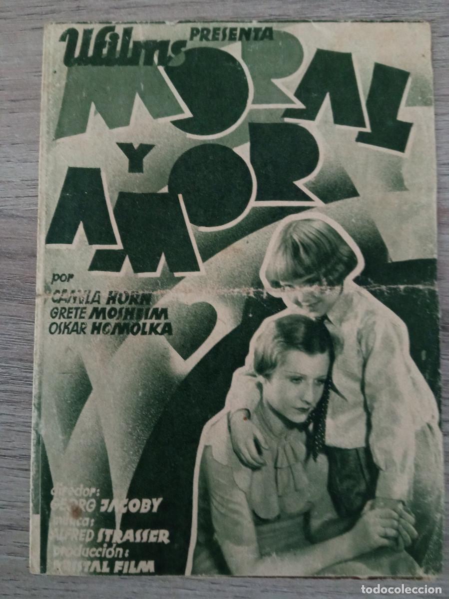  Flyers Publicitaires de films Anciens: MORAL Y AMOR, CAMILA HORN
