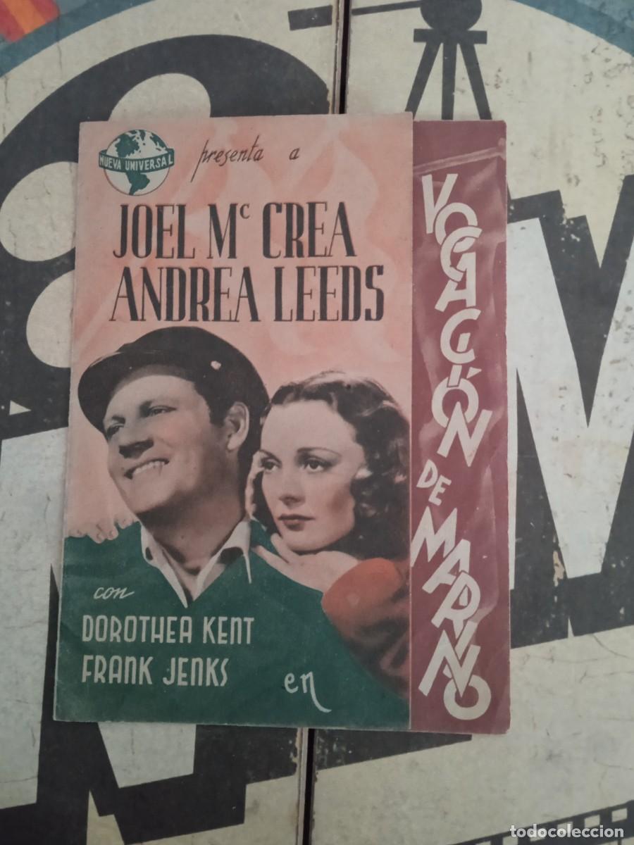 Cine: Vocaci&oacute;n de marino Doble con Publicidad Teatro Circo