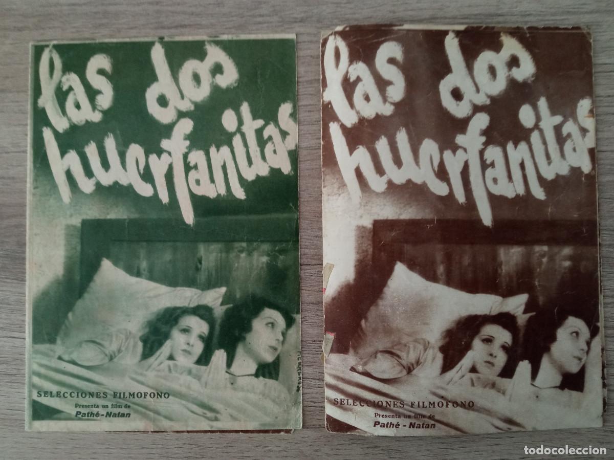  Flyers Publicitaires de films Anciens: LAS DOS HUERFANITAS, RENEE SAINT CYR, VARIANTES