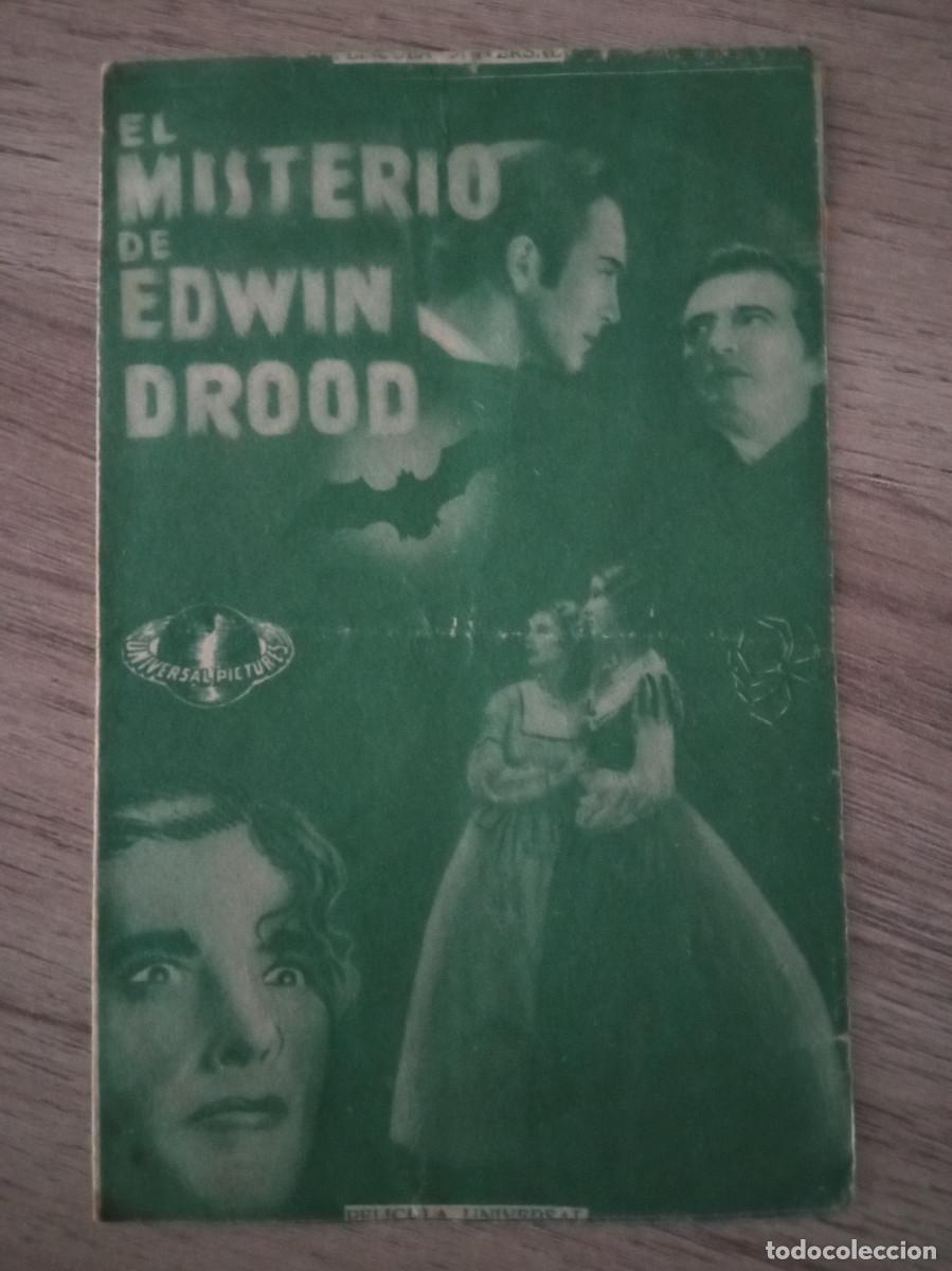 Flyers Publicitaires de films Anciens: EL MISTERIO DE EDWIN DROOD, CLAUDE RAINS, CINE JOFRE