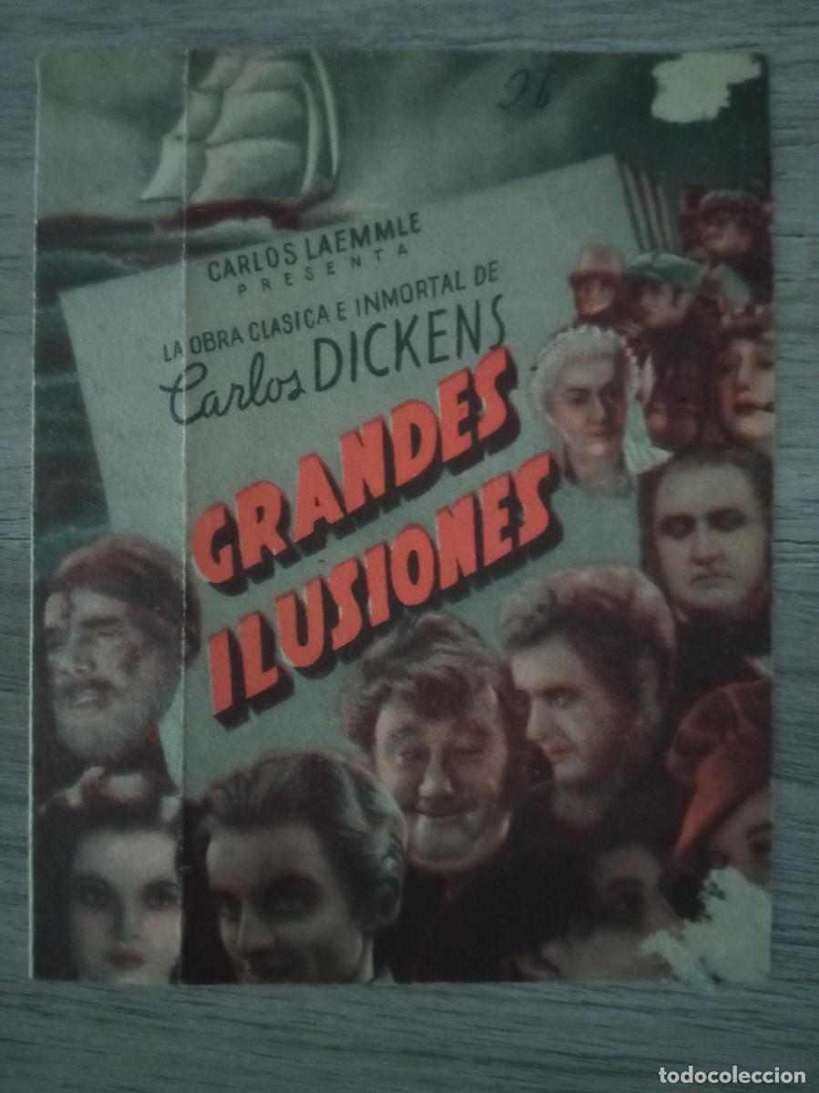  Flyers Publicitaires de films Anciens: GRANDES ILUSIONES, HENRY HULL, MARIA LISARDA COLISEUM