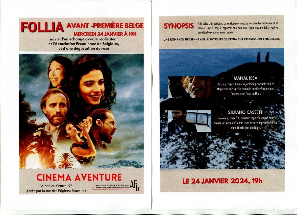 Cine: FOLLIA. 15 X 21 cms..