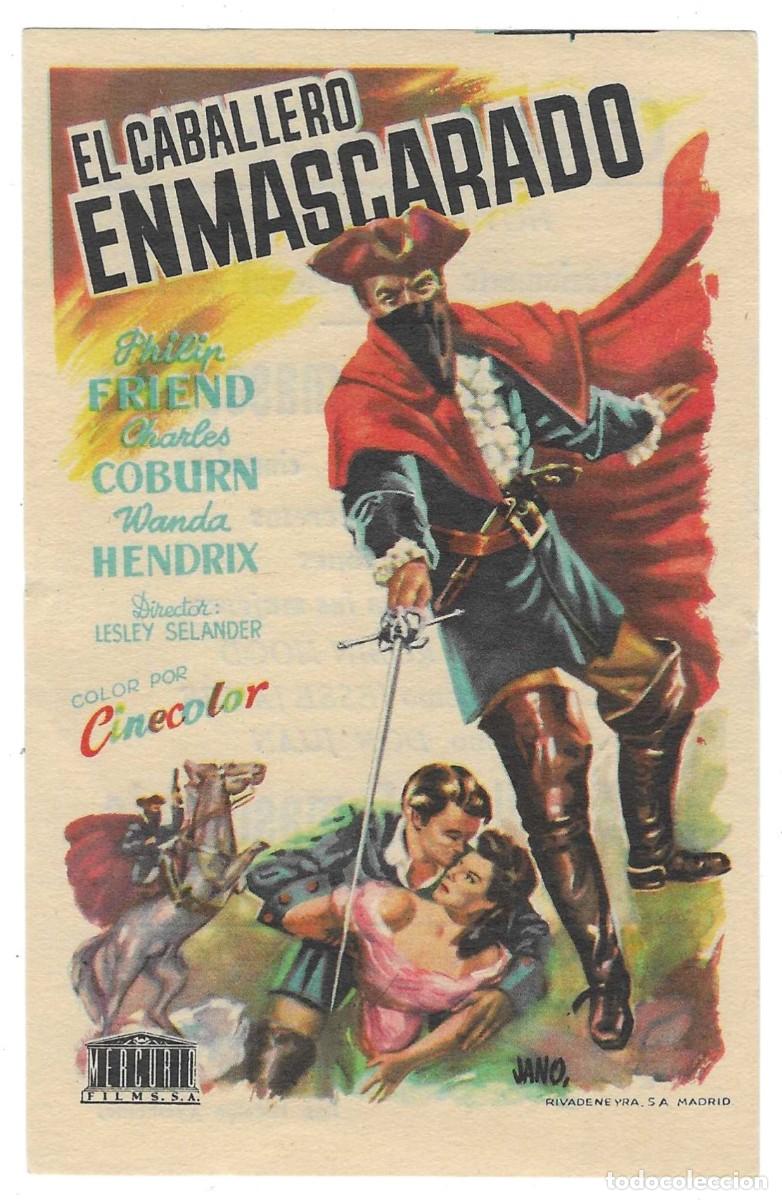 Cine: Programa Cine. El Caballero Enmascarado. 19-1848 - Foto 1