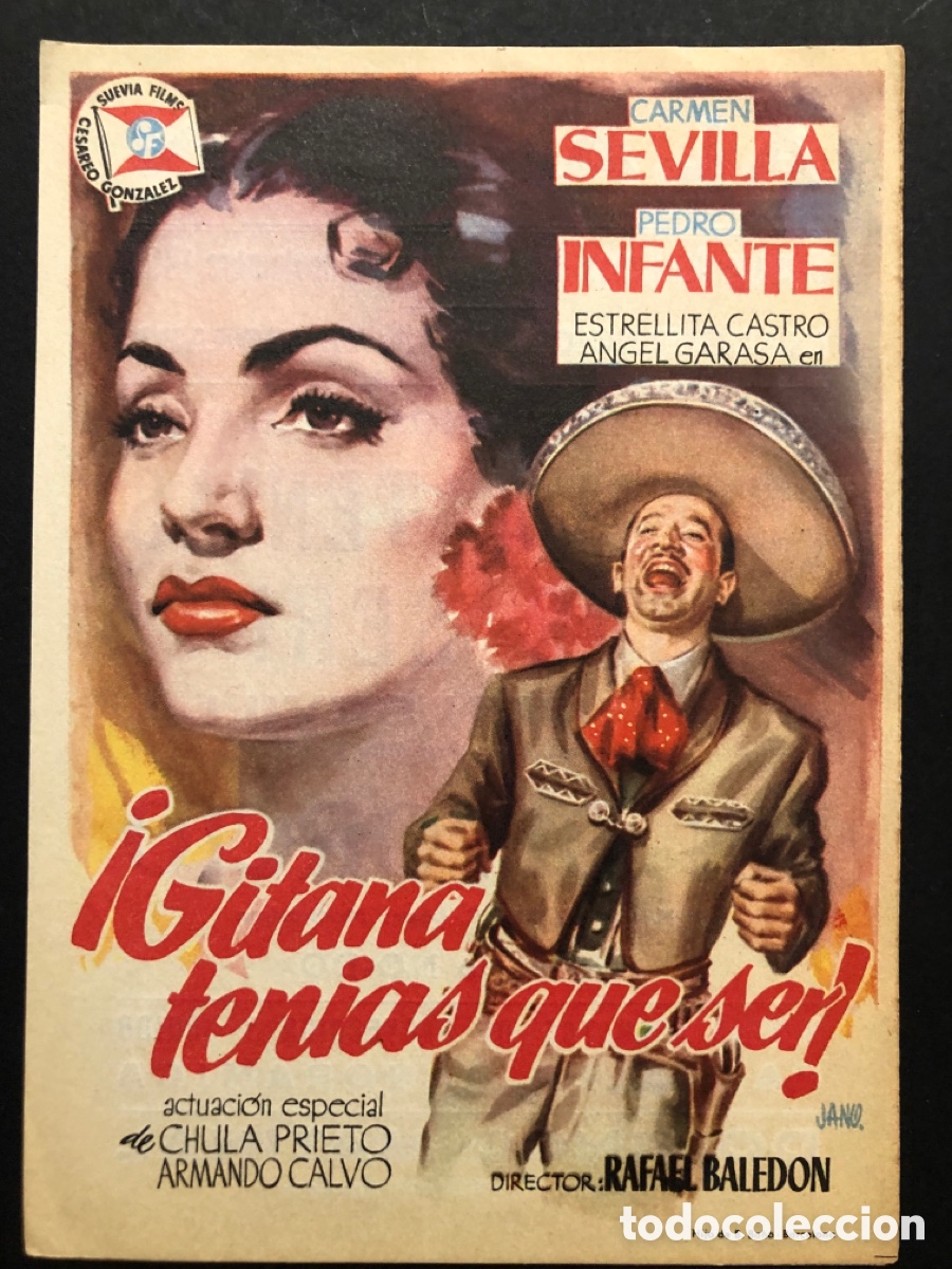 Cine: Programa gitana tenias que ser carmen sevilla con publicidad cine Alarc&oacute;n barcelona A3