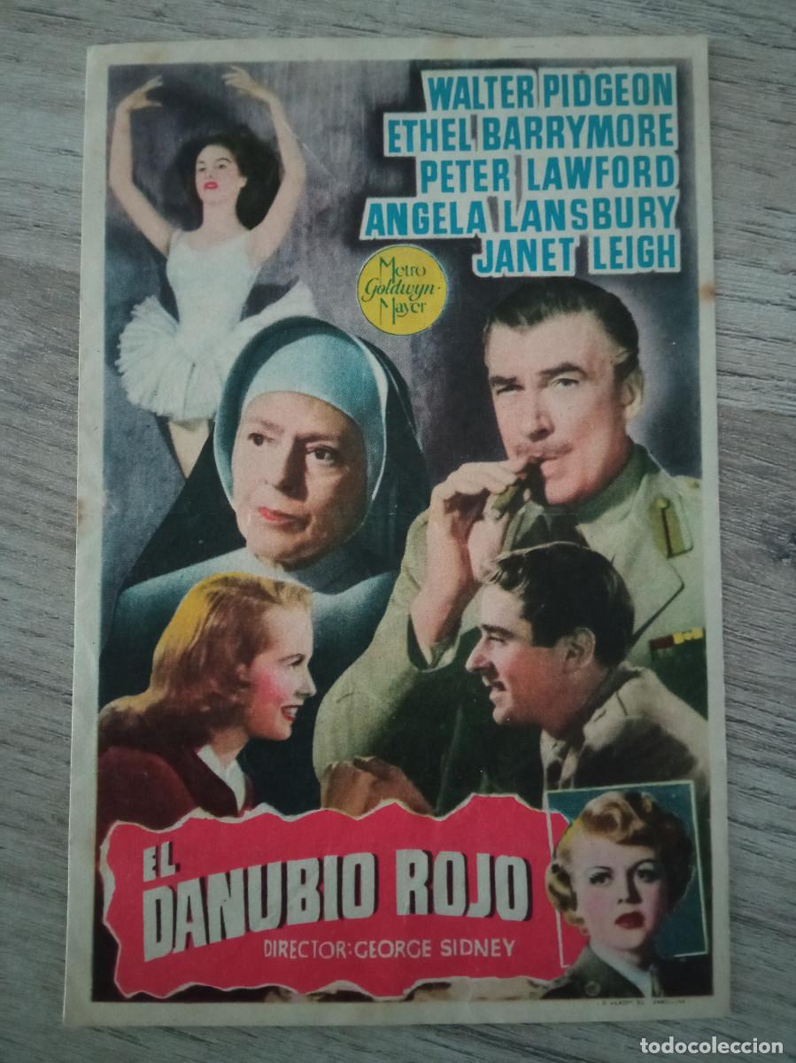  Flyers Publicitaires de films Anciens: EL DANUBIO ROJO, WALTER PIDGEON, CINE MODERNO, 1950
