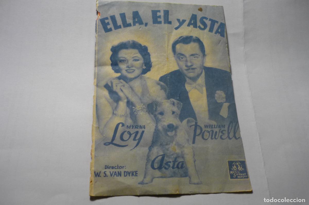 Cine: programa doble ella el y asta myrna loy publicidad - Foto 1