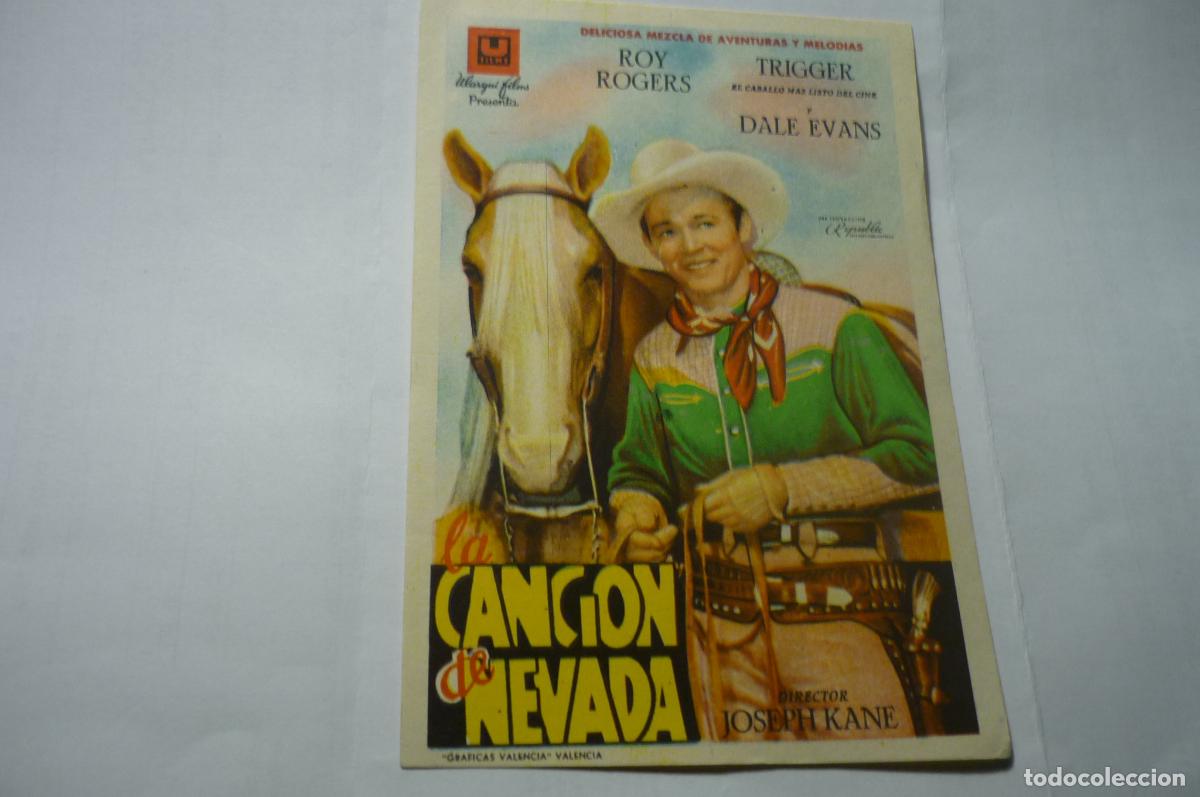 Cine: programa la cancion de nevada roy rogers - Foto 1