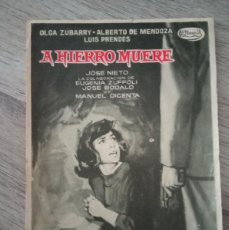 Cine: A HIERRO MUERE, OLGA ZUBARRY