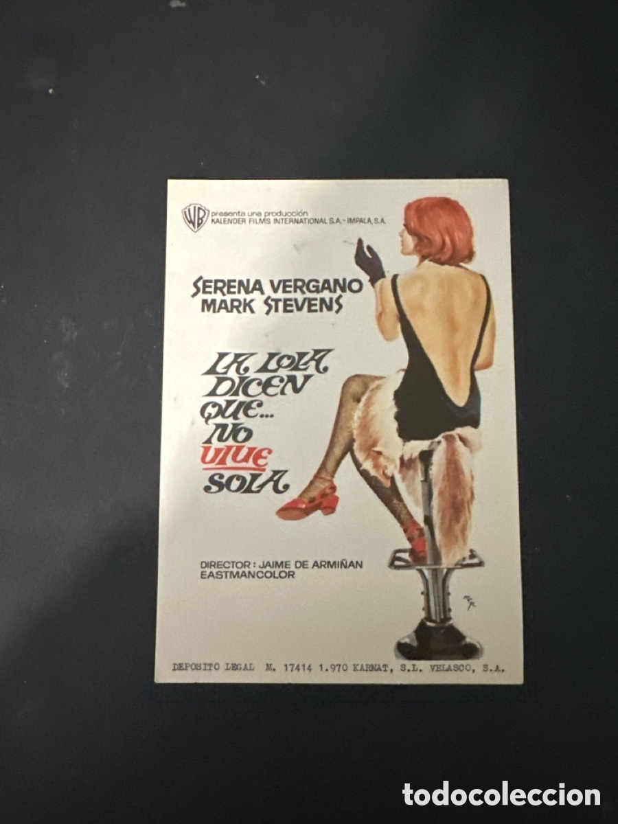 Cine: Programa de cine La Lola dicen que&hellip; no vive sola - Foto 1