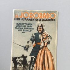 Cine: EL JOROBADO O EL JURAMENTO DE LAGARDÉRE // TEATRO VARIEDADES // 1939