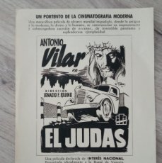 Cine: EL JUDAS, ANTONIO VILAR