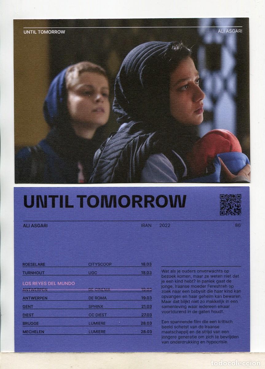 Cine: UNTIL TOMORROW, con Ali Asgari. PROGRAMA BELGA.