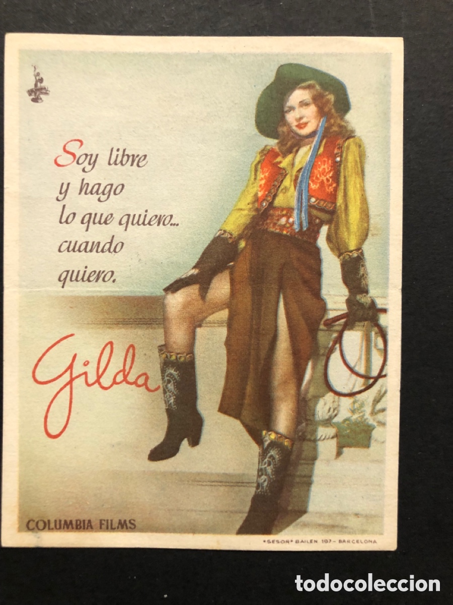 Cine: Programa gilda rita Hayworth A6 - Foto 1