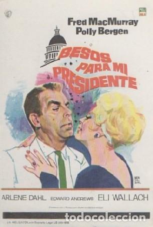 Cine: PROGRAMA DE CINE: BESOS PARA MI PRESIDENTE PC-7362 ,2 - Foto 1