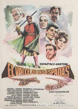 Cine: PROGRAMA DE CINE: EL VALLE DE LAS ESPADAS PC-7372 - Foto 1