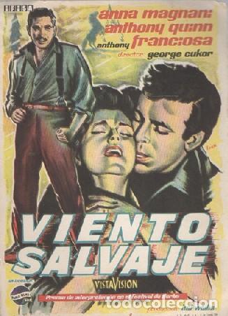 Cine: PROGRAMA DE CINE: VIENTO SALVAJE PC-7374 ,4 - Foto 1