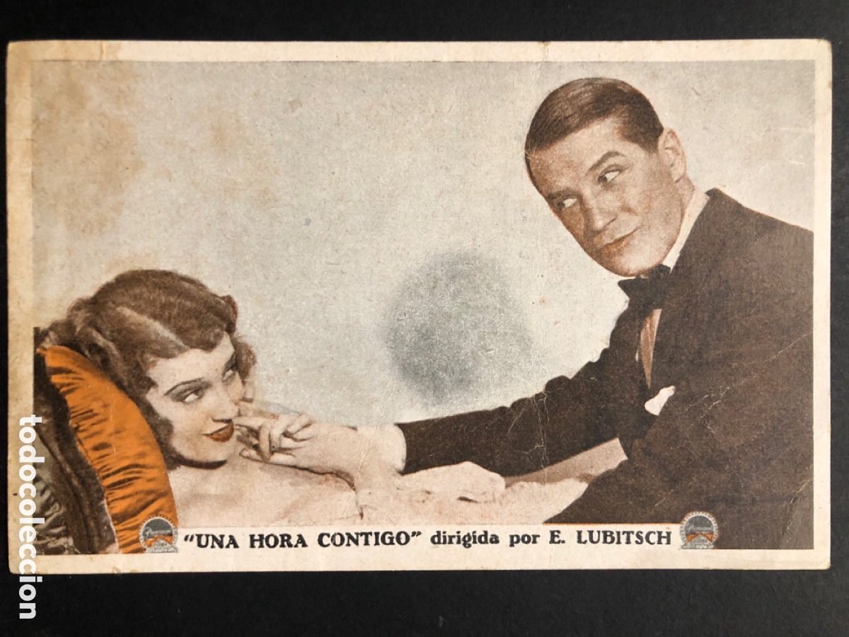  Foglietti di film di film antichi di cinema: Programa una hora contigo maurice chevalier jeanette MacDonald publicidad cine Versalles emporium A6