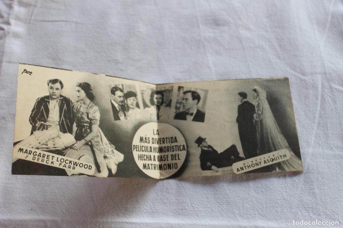 Cine: PROGRAMA DE MANO BODA SOSEGADA TEATRO MAIQUEZ 1944 - Foto 2