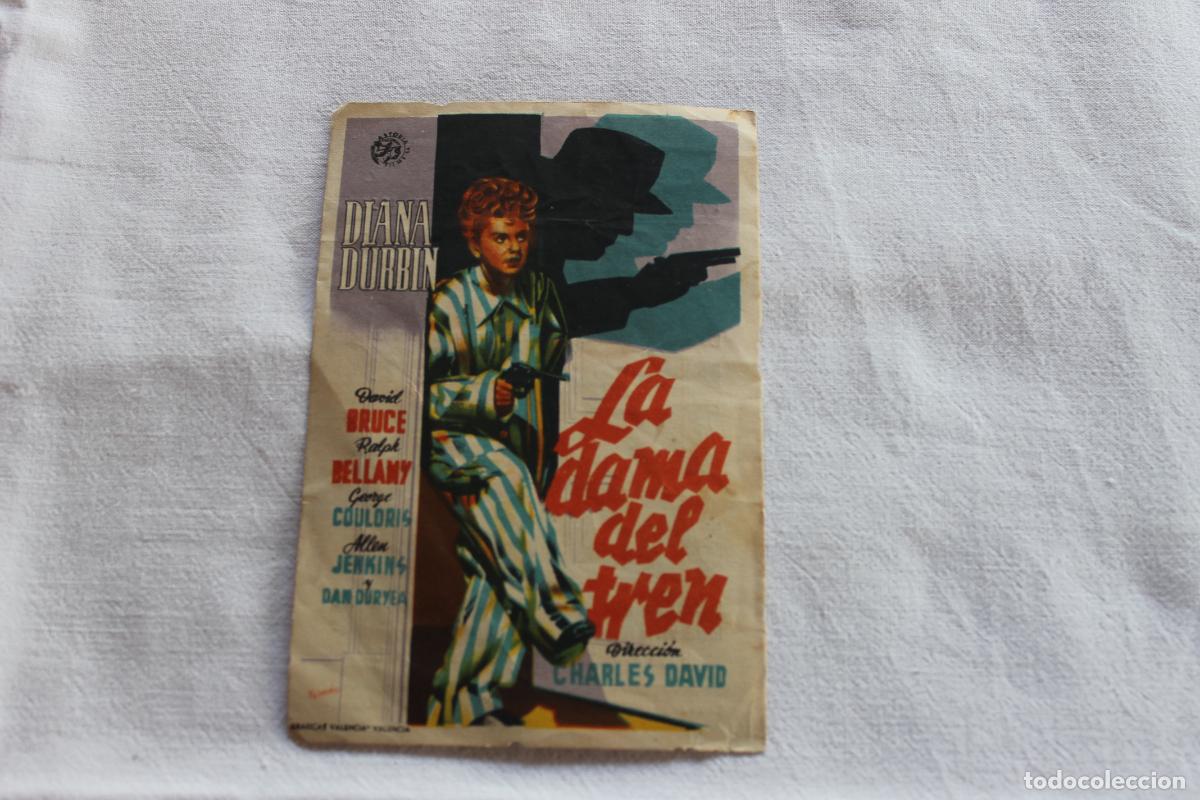 Cine: PROGRAMA DE MANO LA DAMA DEL TREN TEATRO MAIQUEZ - Foto 1