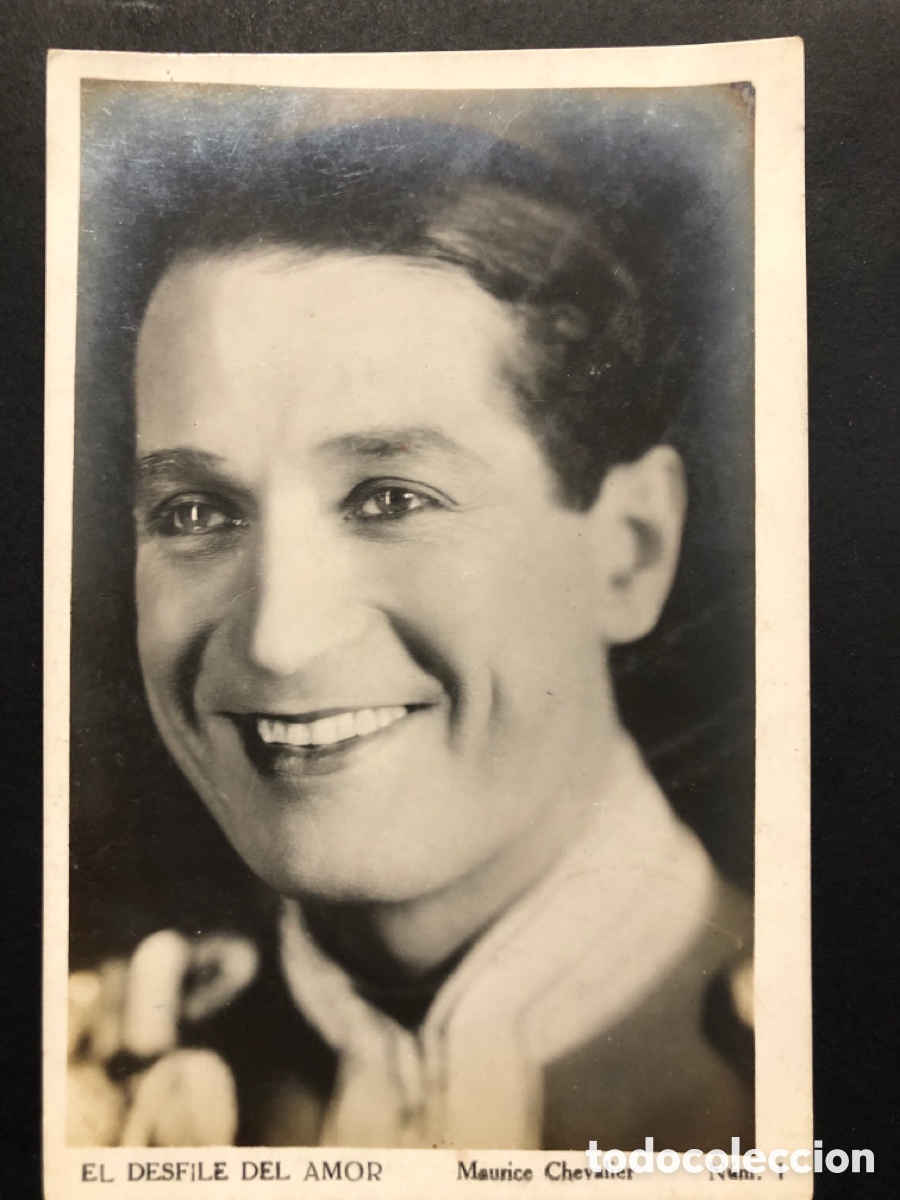  Foglietti di film di film antichi di cinema: Tarjeta 1 el desfile del amor maurice chevalier jeanette MacDonald A6