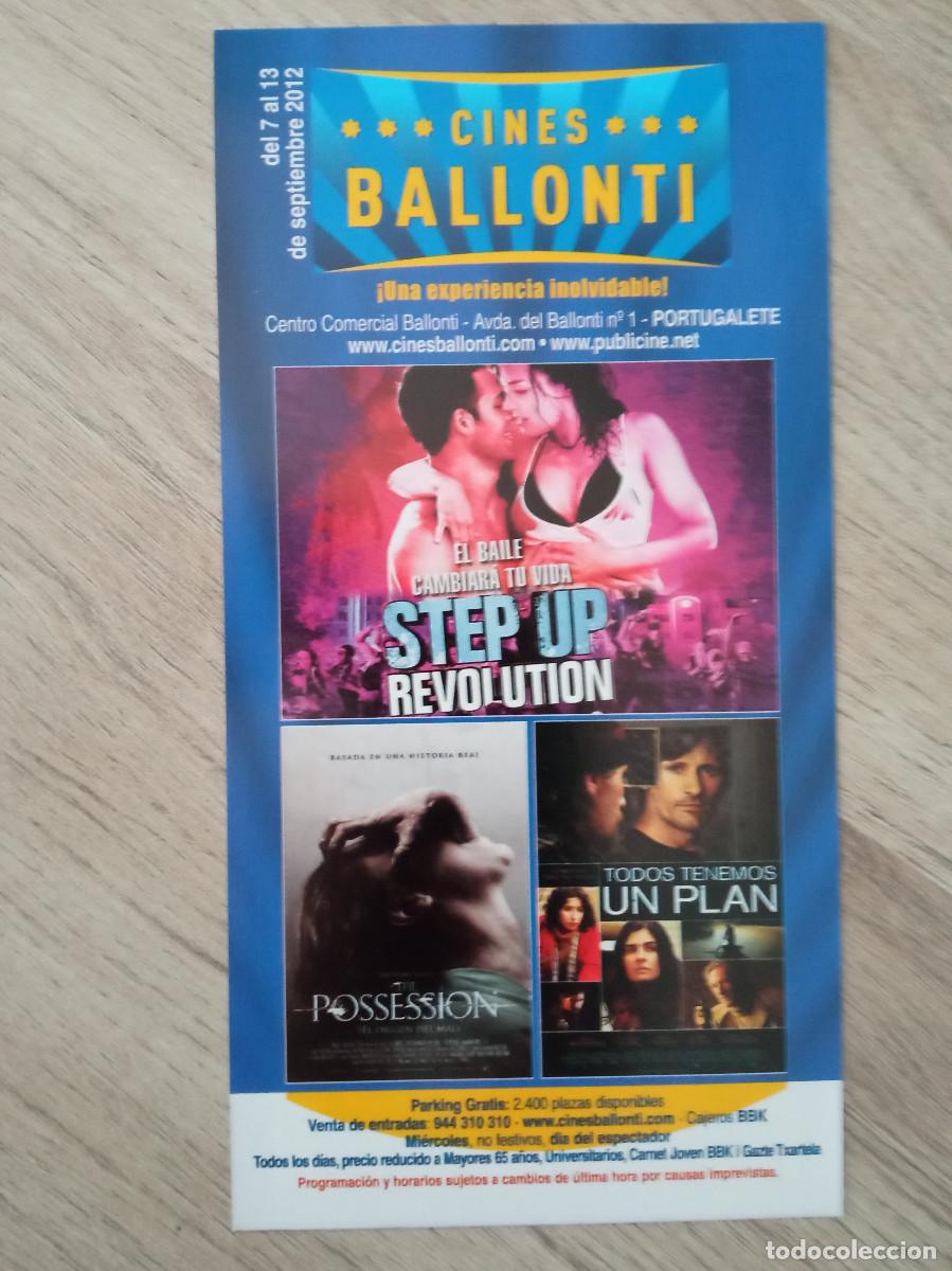  Flyers Publicitaires de films Anciens: STEP UP REVOLUTION, CINES BALLONTI, PORTUGALETE, VIZCAYA, 2012