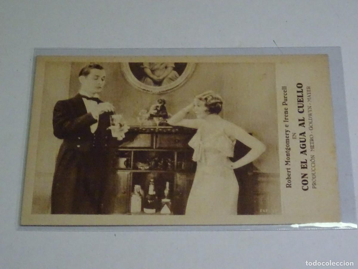 Cine: PROGRAMA DE CINE - CON EL AGUA AL CUELLO POR ROBERT MONTGOMERY E IRENE PURCELL - Foto 1