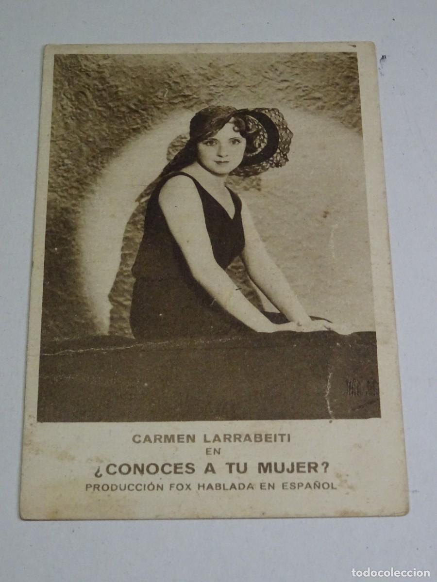 Cine: PROGRAMA DE CINE - &iquest;CONOCES A TU MUJER? - CARMEN LARRABEITI - Foto 1