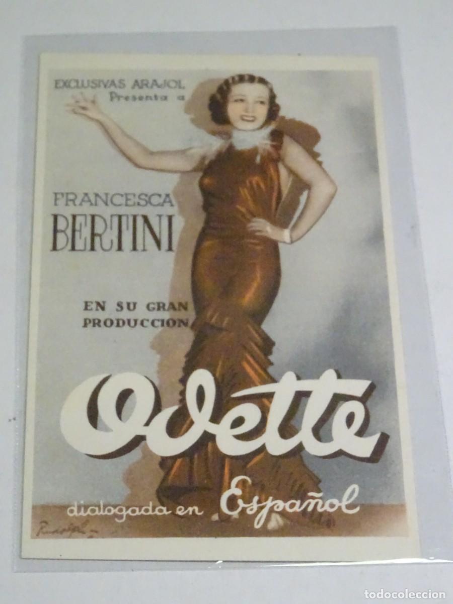 Cine: PROGRAMA DE CINE - ODETTE - FRANCESCA BERTINI - Foto 1