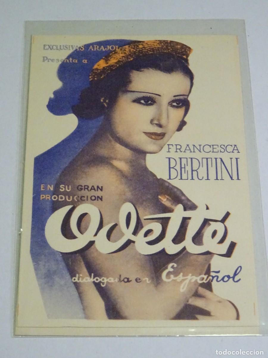 Cine: PROGRAMA DE CINE - ODETTE - FRANCESCA BERTINI - Foto 1