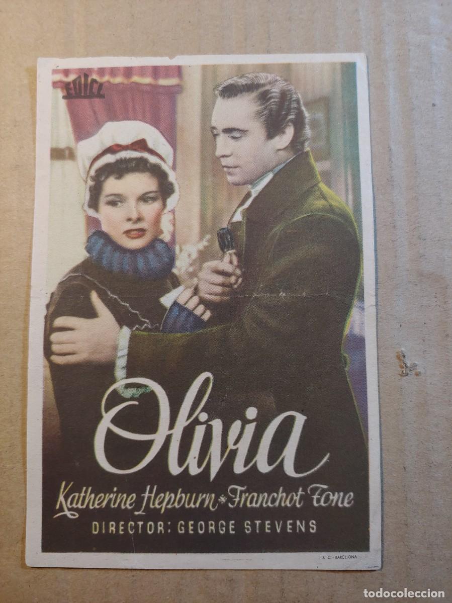 Cine: FOLLETO DE MANO DE LA PELICULA OLIVIA - Foto 1