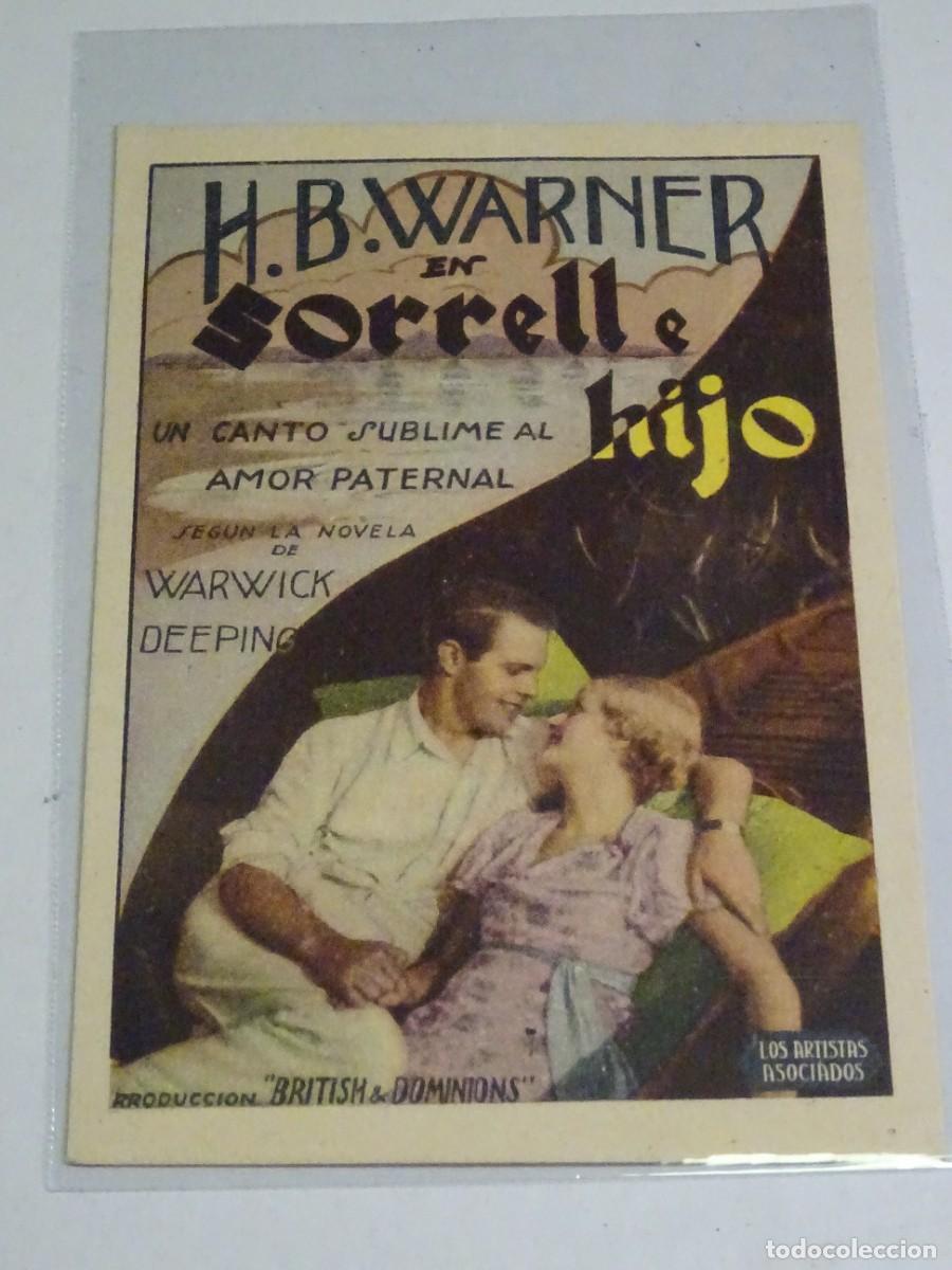 Cine: PROGRAMA DE CINE - H.B. WARNER EN SORRELL E HIJO - Foto 1