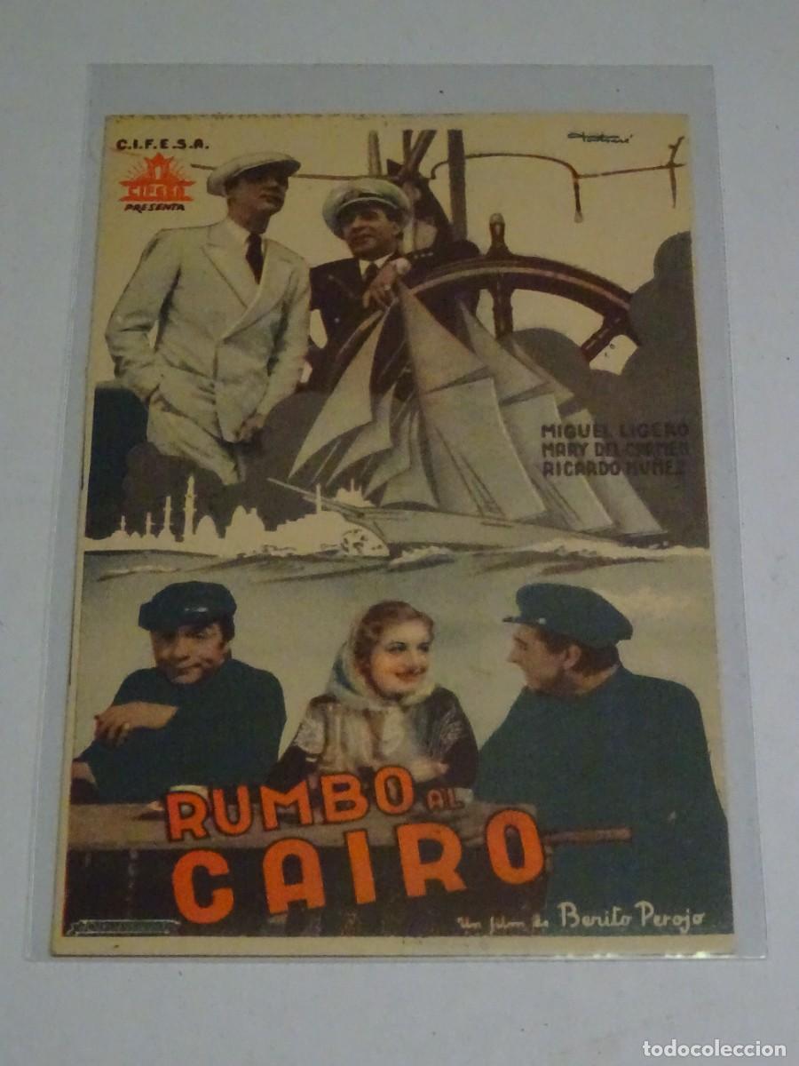 Cine: PROGRAMA DE CINE - RUMBO AL CAIRO - CIFESA - Foto 1