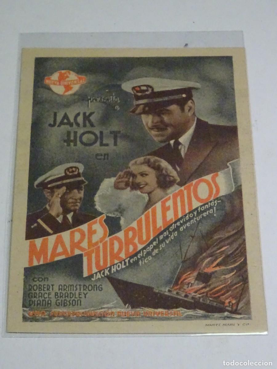 Cine: PROGRAMA DE CINE - MARES TURBULENTOS - JACK HOLT - Foto 1
