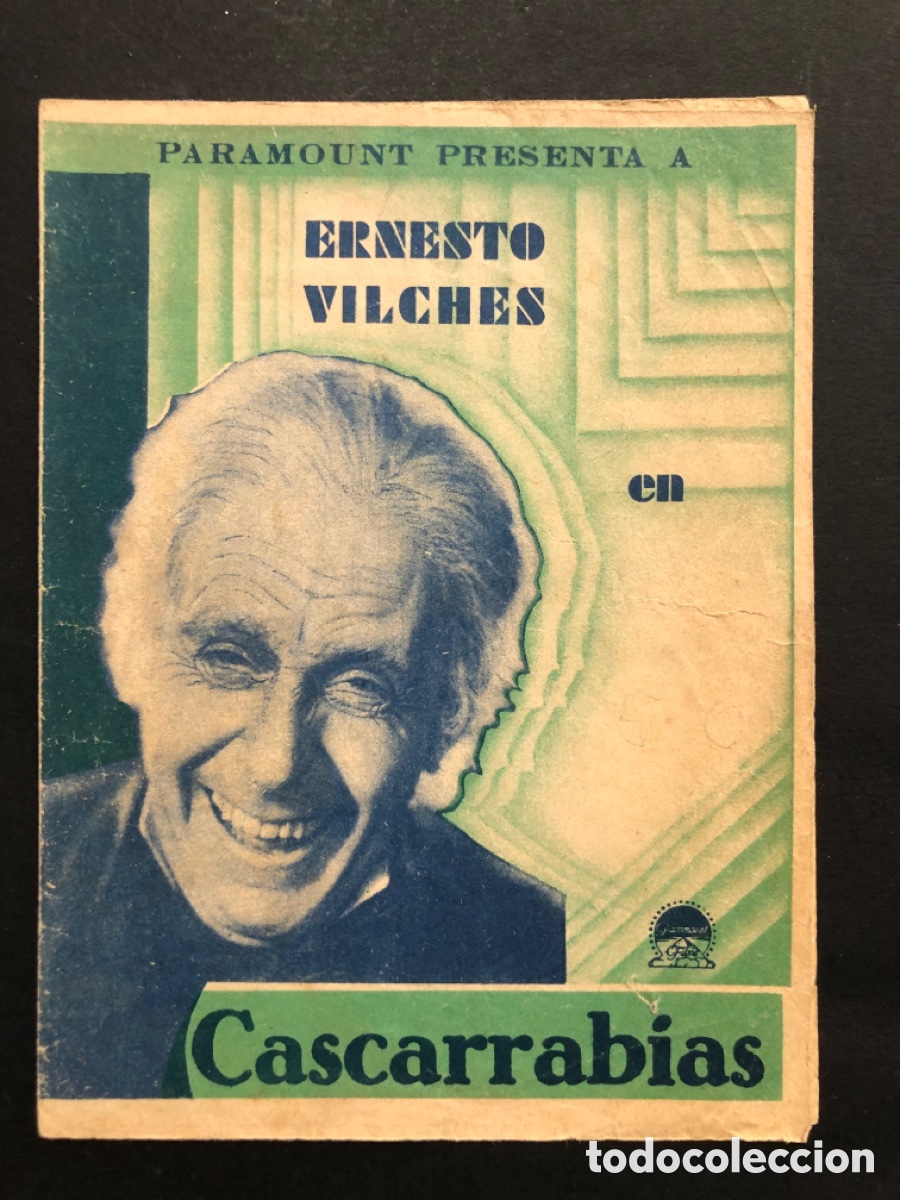  Foglietti di film di film antichi di cinema: Programa paramount cascarrabias ernesto vilches carmen guerrero con paypal salon jerez A6