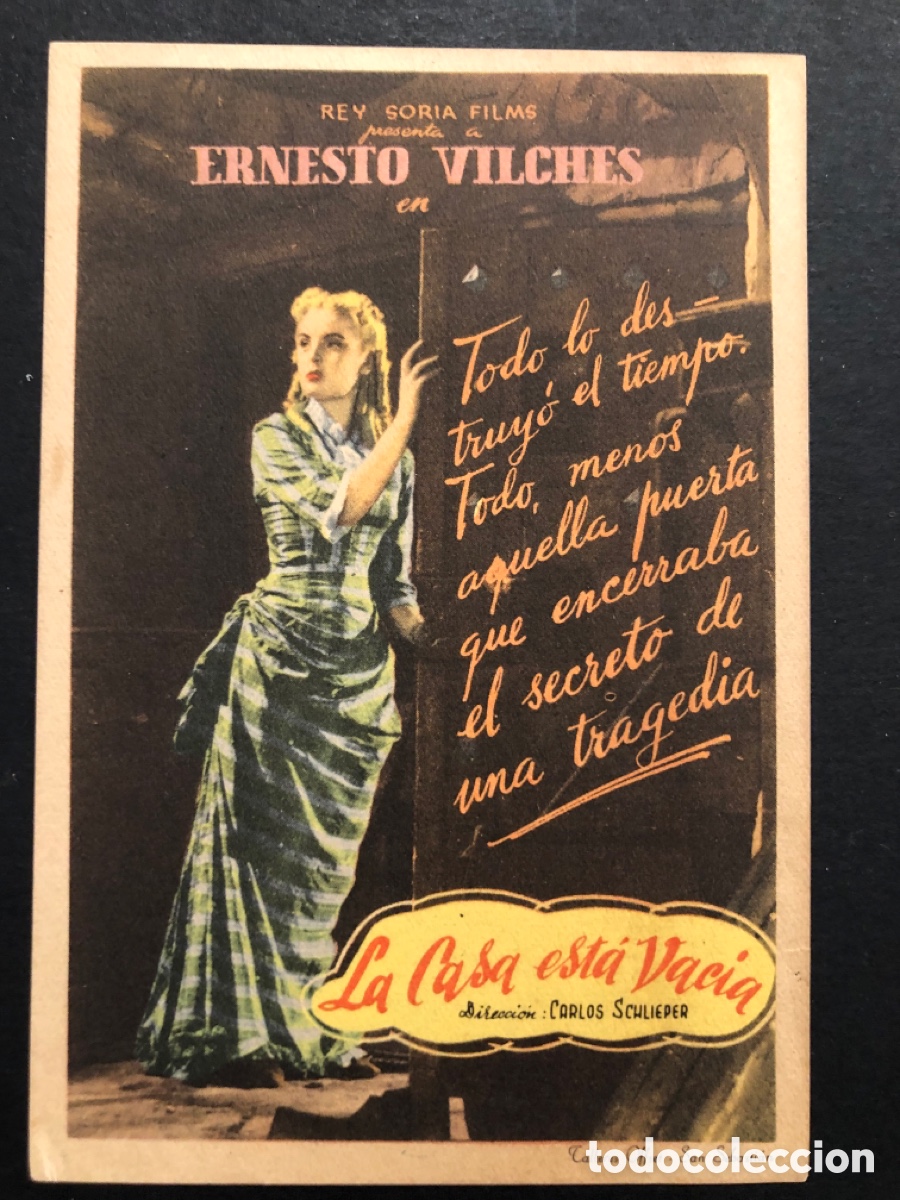  Foglietti di film di film antichi di cinema: Programa la casa est&aacute; vac&iacute;a ernesto vilches A6