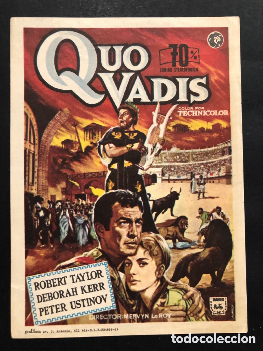 Cine: Programa quo vadis robert taylor A6 - Foto 1