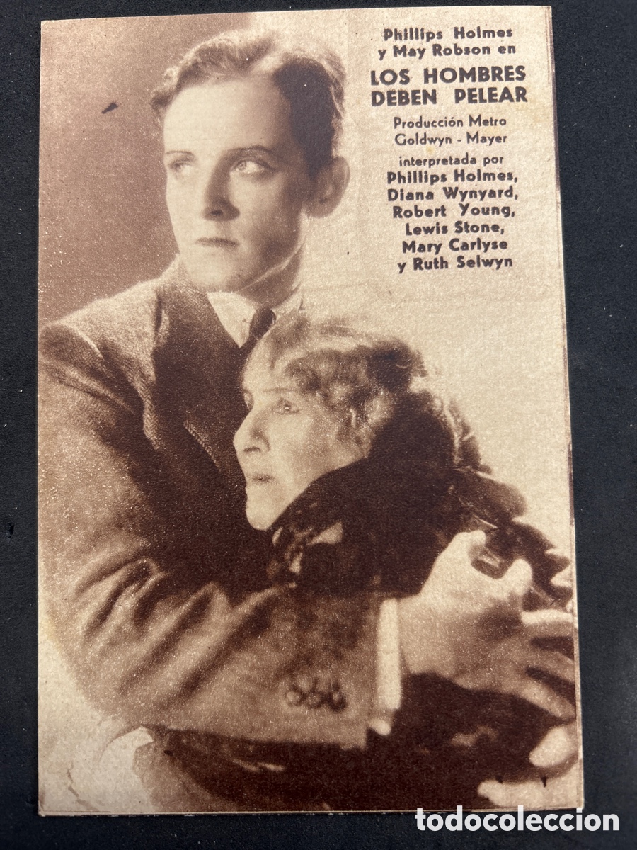 Cine: Programa los hombres deben pelear Phillips Holmes - Foto 1