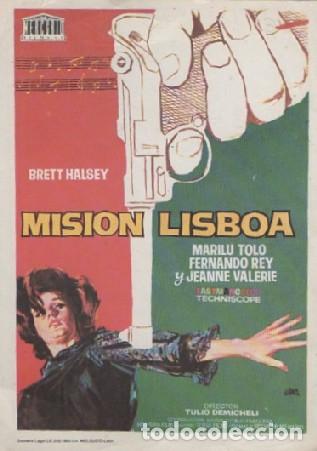 Cine: PROGRAMA DE CINE: MISION LISBOA PC-7387 - Foto 1