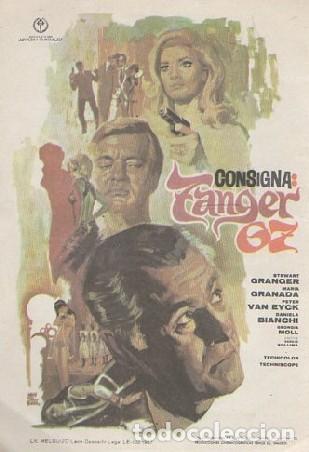 Cine: PROGRAMA DE CINE: CONSIGNA TANGER 67 PC-7396 ,2 - Foto 1